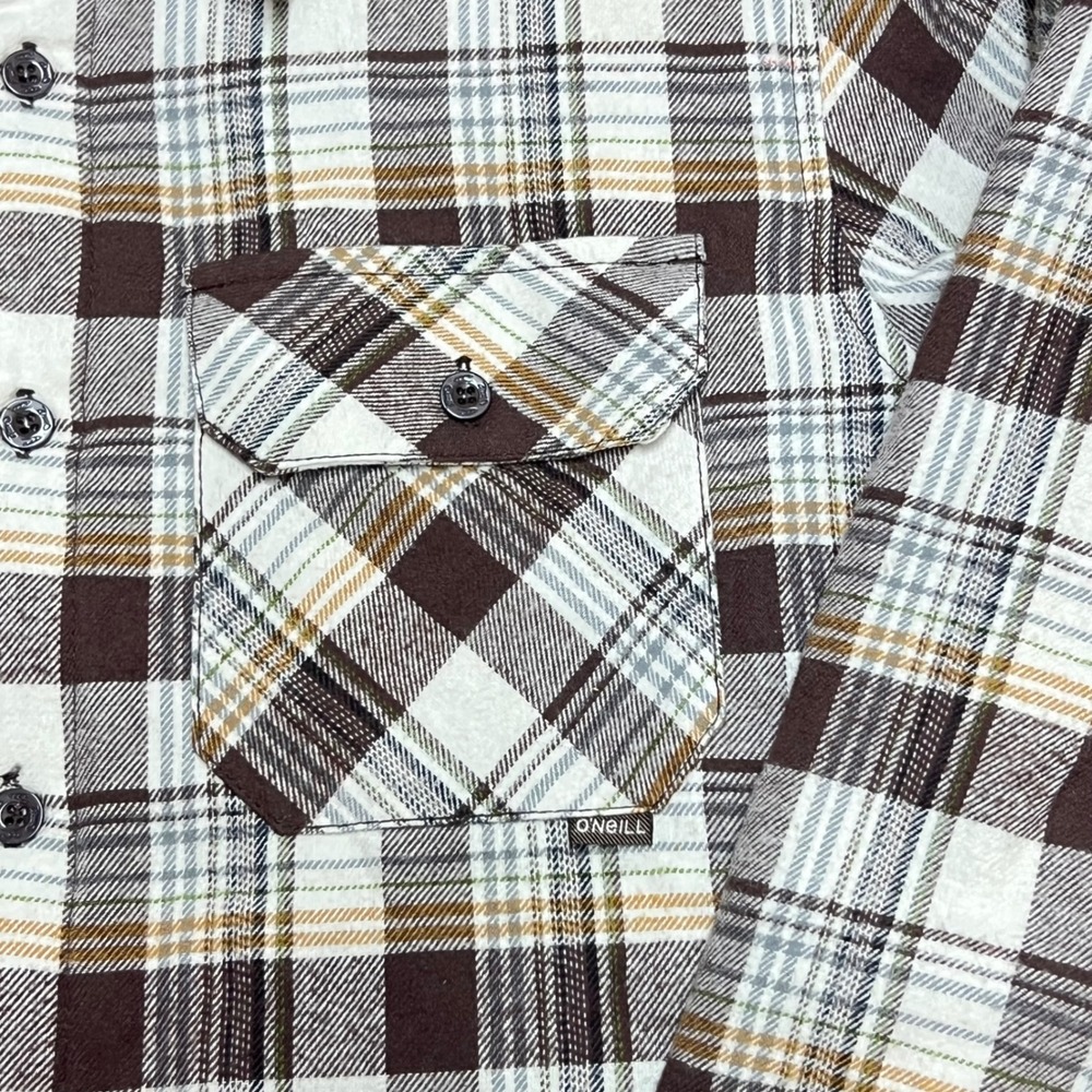O'Neill Quilted Liner Long Sleeve Flannel Jacket Size S Surf Outdoor Y2K EUC - Picture 2 of 8